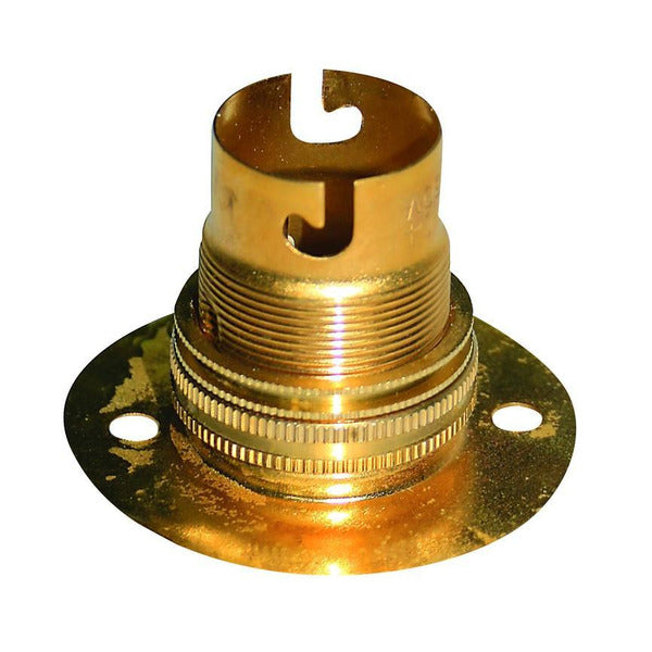 Lamp Holder Brass - B22 Lamp Batten