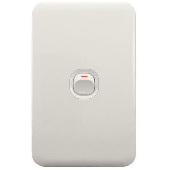 Lear 1 Lever Light Switch White