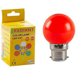Radiant Golf Ball LED 0.5W Red B22