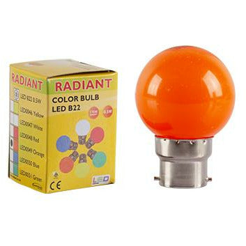 Radiant Golf Ball LED 0.5W Orange B22