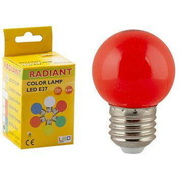 Radiant Golf Ball LED 0.5W Red E27