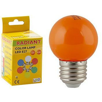 Radiant Golf Ball LED 0.5W Orange E27