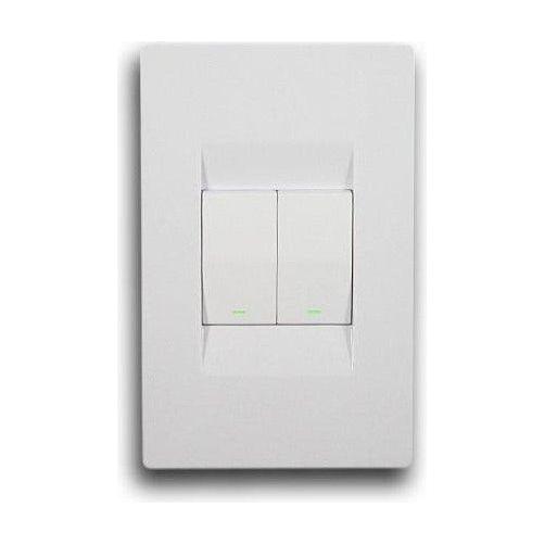 Topaz 2 Lever Light Switch White For Sale | Brite Lighting & Electrical