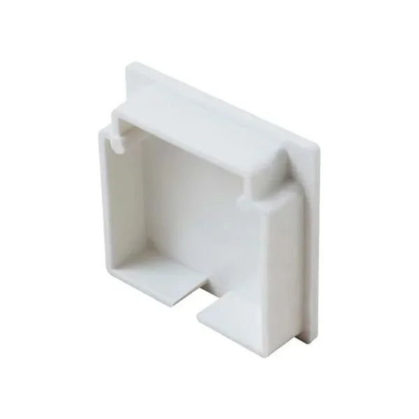 PVC Trunking Endcap - 40X40 (White)