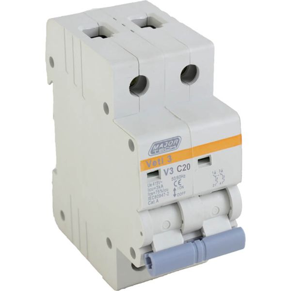 Veti Din Rail Circuit Breaker 2P 3K 20A