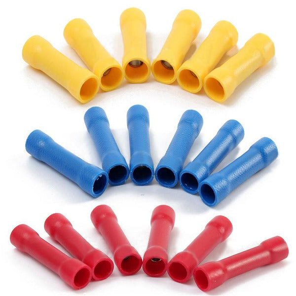 Insulated Butt Connector Yellow 100PK