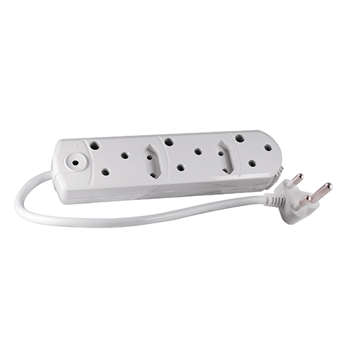 Crabtree 5 Way Multiplug Unswitched 3MTR