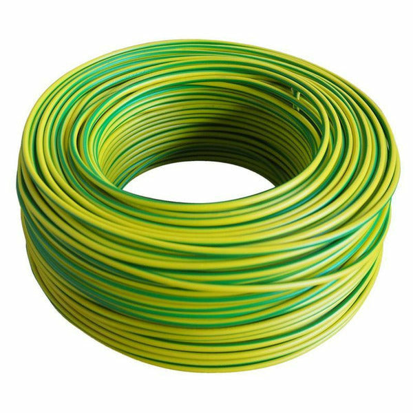 1.0mm Green/Yellow GP House Wire - 100M