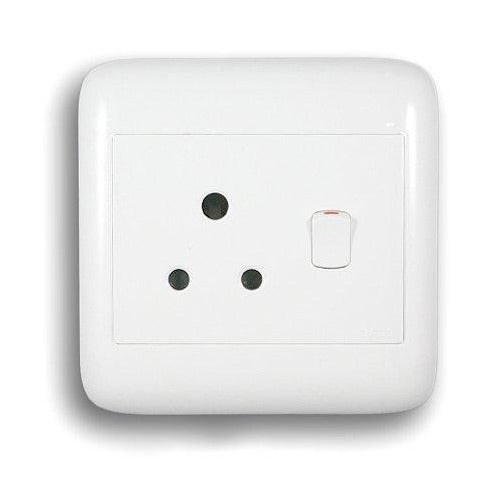 Onesto Single Plug 4X4 White