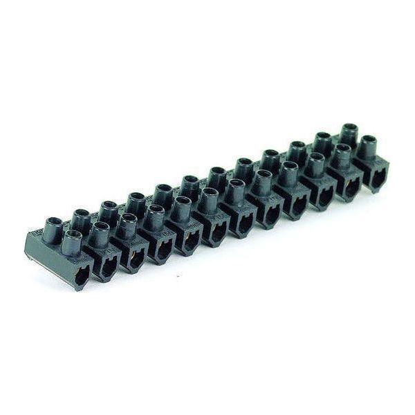 2 X 12-Way 15A Strip Connector - Electrical Wire Terminal Choc Block - 15 Amp