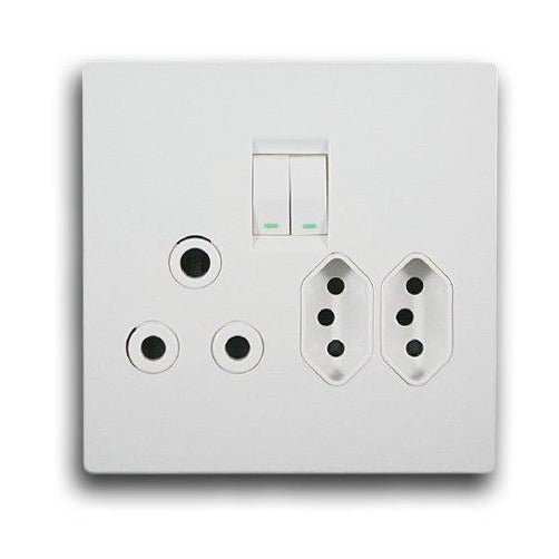 Topaz Combination Plug 4X4 White